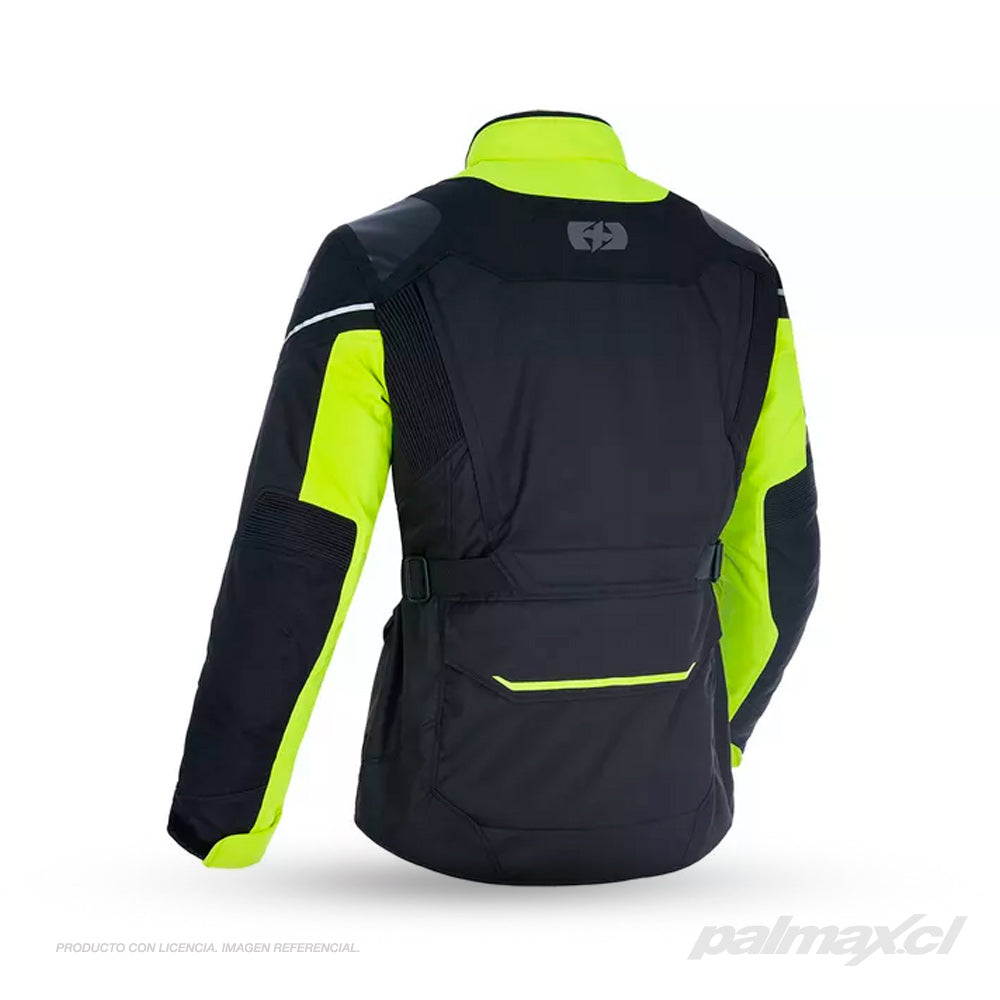 Chaqueta adventure modelo Montreal 4.0 Dry2Dry Black Fluo | Oxford Products